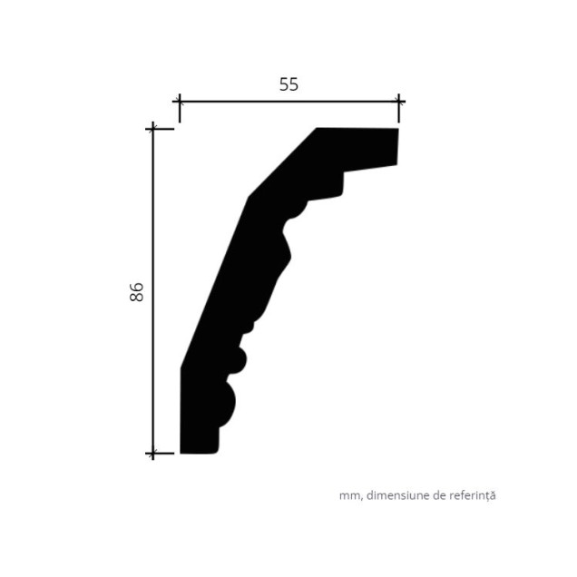 Profile Decorative Gaudi Decor GDD-1.50.274f. Conține culorile: