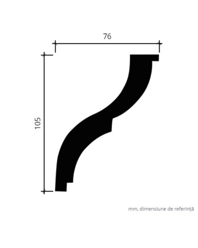 Profile Decorative Gaudi Decor GDD-1.50.275. Conține culorile: