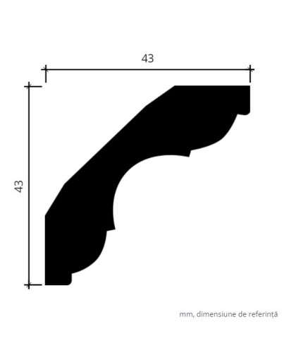 Profile Decorative Gaudi Decor GDD-1.50.294. Conține culorile: