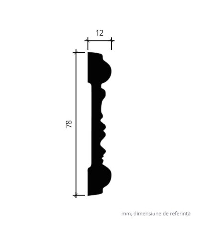 Profile Decorative Gaudi Decor GDD-1.51.337. Conține culorile: