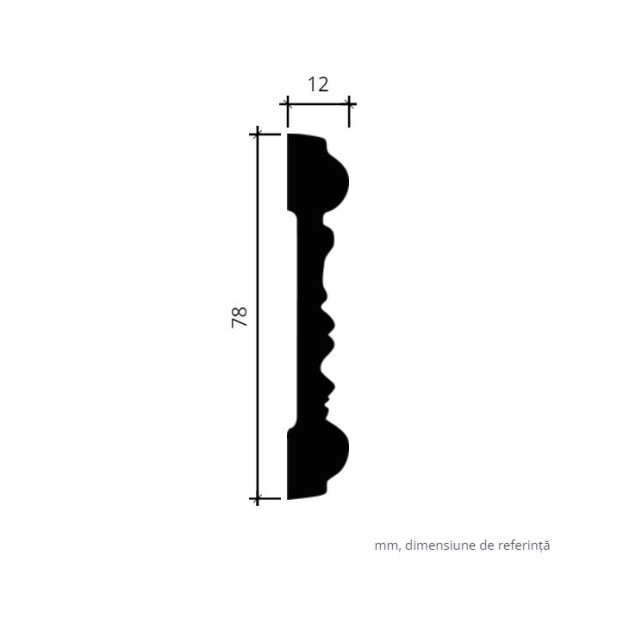 Profile Decorative Gaudi Decor GDD-1.51.337. Conține culorile: