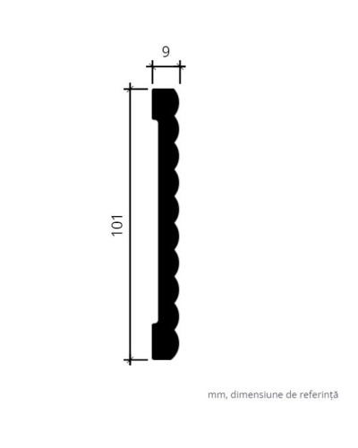 Profile Decorative Gaudi Decor GDD-1.51.374f. Conține culorile: