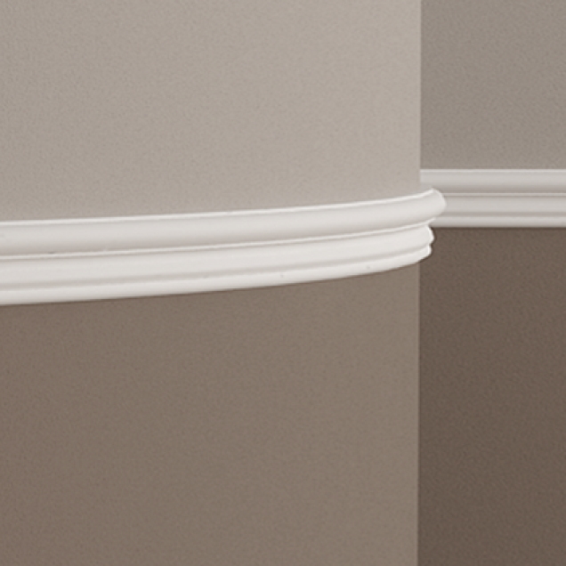 Brau decorativ flexibil montat pe perete
