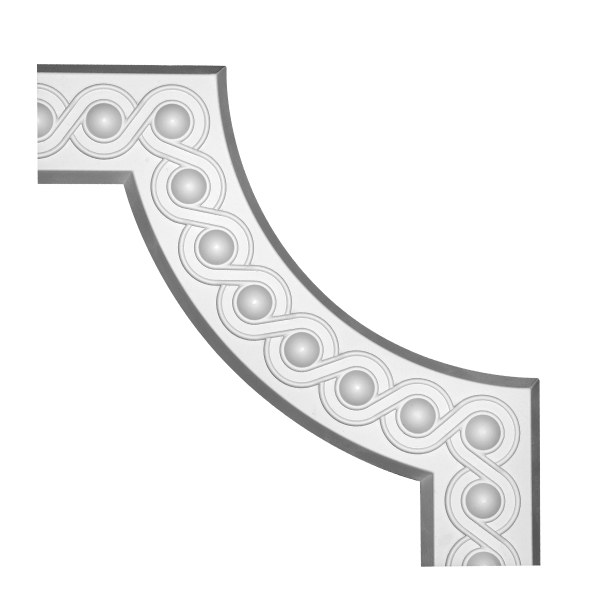 Coltar decorativ 1.52.376, Dimensiuni: 26 x 2 x 26 cm, Gaudi Decor