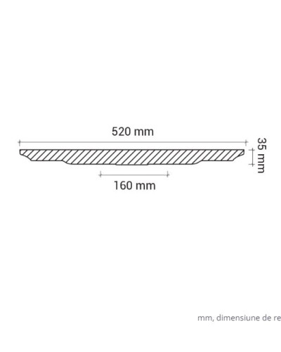 Profile Decorative Gaudi Decor GDD-1.56.002. Conține culorile: