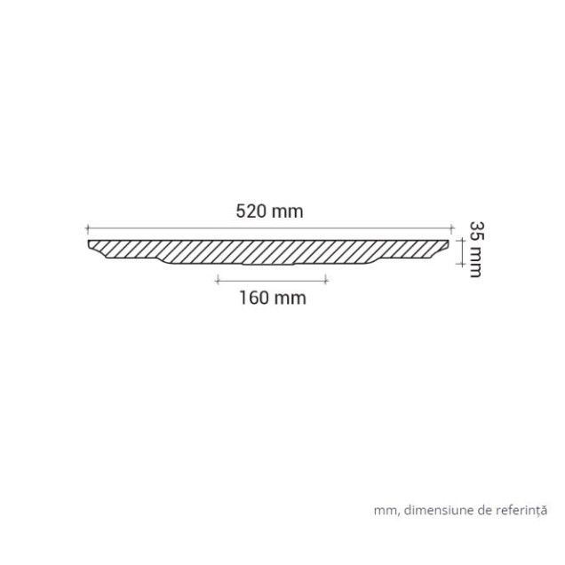 Profile Decorative Gaudi Decor GDD-1.56.002. Conține culorile: