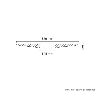 Profile Decorative Gaudi Decor GDD-1.56.003. Conține culorile: