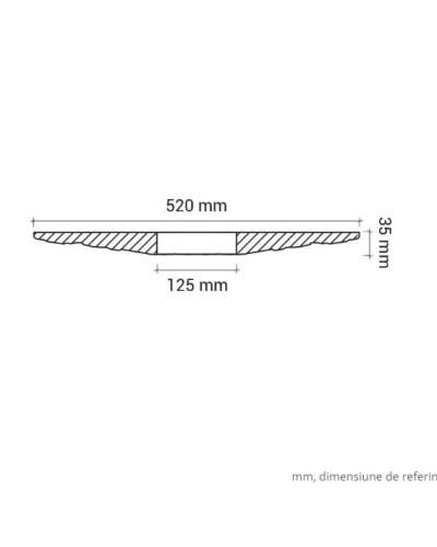 Profile Decorative Gaudi Decor GDD-1.56.003. Conține culorile: