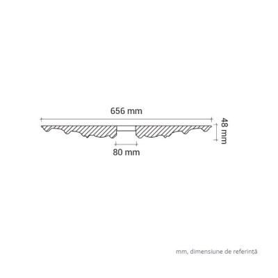 Profile Decorative Gaudi Decor GDD-1.56.005. Conține culorile: