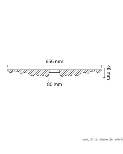 Profile Decorative Gaudi Decor GDD-1.56.005. Conține culorile: