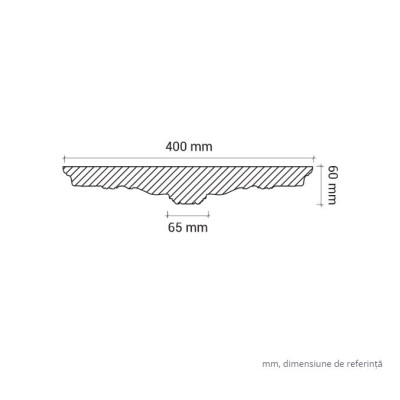 Profile Decorative Gaudi Decor GDD-1.56.007. Conține culorile: