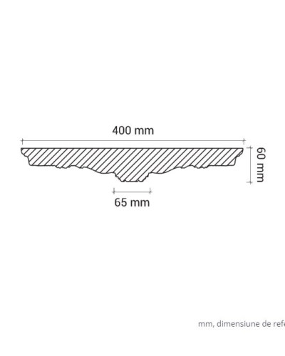 Profile Decorative Gaudi Decor GDD-1.56.007. Conține culorile:
