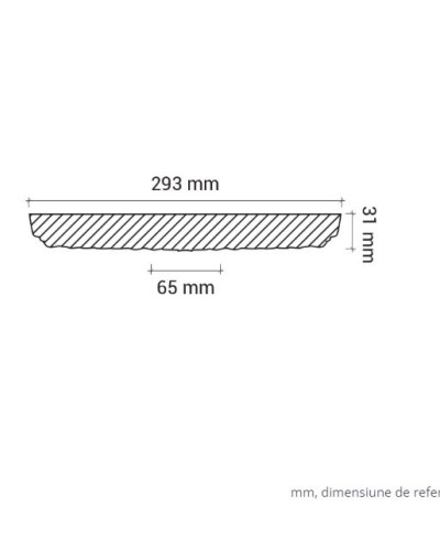 Profile Decorative Gaudi Decor GDD-1.56.009. Conține culorile: