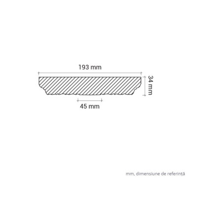 Profile Decorative Gaudi Decor GDD-1.56.010. Conține culorile: