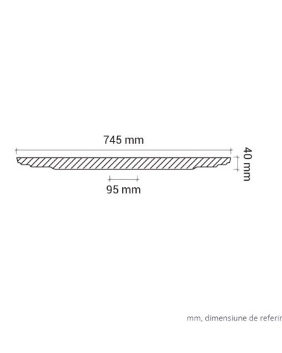 Profile Decorative Gaudi Decor GDD-1.56.018. Conține culorile: