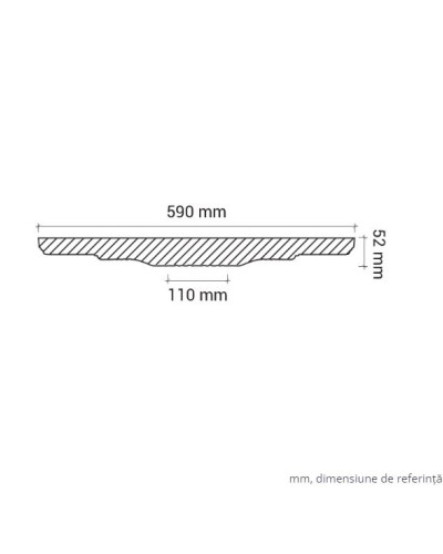 Profile Decorative Gaudi Decor GDD-1.56.023. Conține culorile: