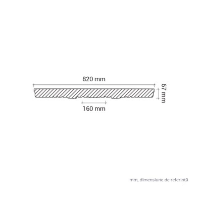 Profile Decorative Gaudi Decor GDD-1.56.025. Conține culorile: