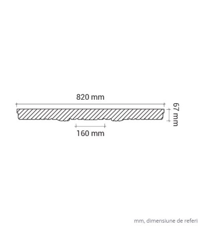 Profile Decorative Gaudi Decor GDD-1.56.025. Conține culorile: