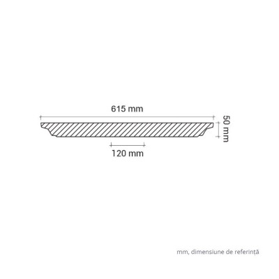 Profile Decorative Gaudi Decor GDD-1.56.031. Conține culorile: