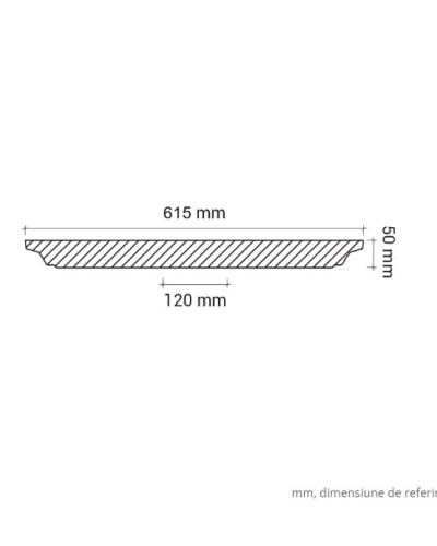 Profile Decorative Gaudi Decor GDD-1.56.031. Conține culorile: