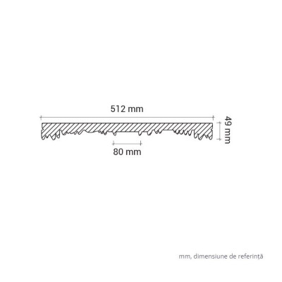 Profile Decorative Gaudi Decor GDD-1.56.034. Conține culorile: