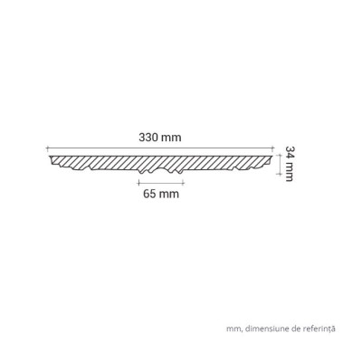 Profile Decorative Gaudi Decor GDD-1.56.037. Conține culorile: