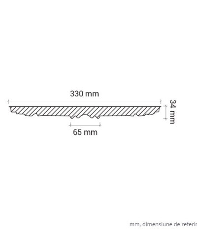 Profile Decorative Gaudi Decor GDD-1.56.037. Conține culorile: