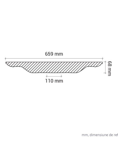 Profile Decorative Gaudi Decor GDD-1.56.039. Conține culorile: