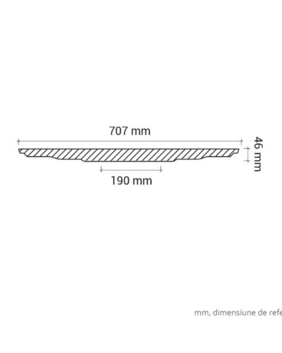 Profile Decorative Gaudi Decor GDD-1.56.040. Conține culorile: