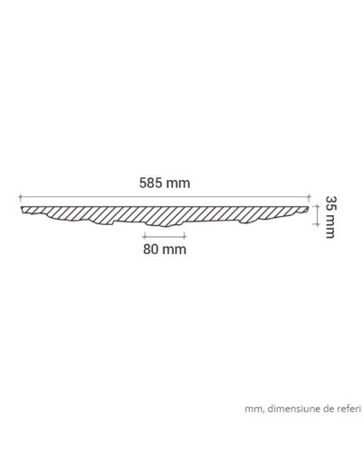 Profile Decorative Gaudi Decor GDD-1.56.043. Conține culorile: