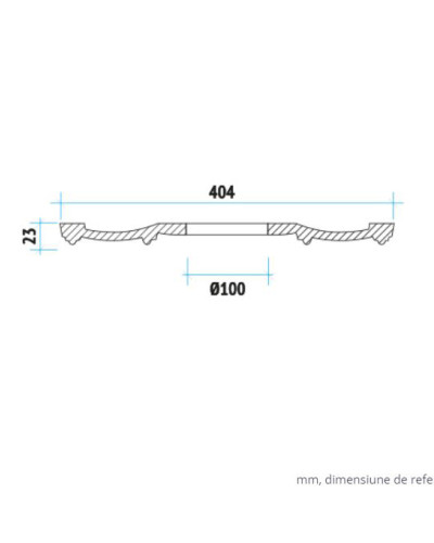 Profile Decorative Gaudi Decor GDD-1.56.047. Conține culorile: