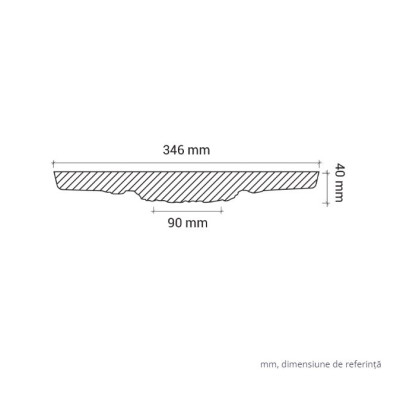 Profile Decorative Gaudi Decor GDD-1.56.049. Conține culorile: