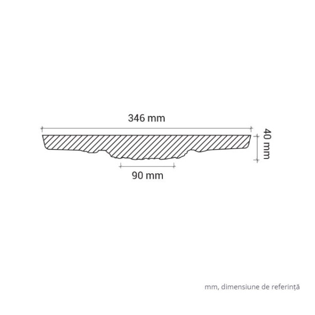 Profile Decorative Gaudi Decor GDD-1.56.049. Conține culorile: