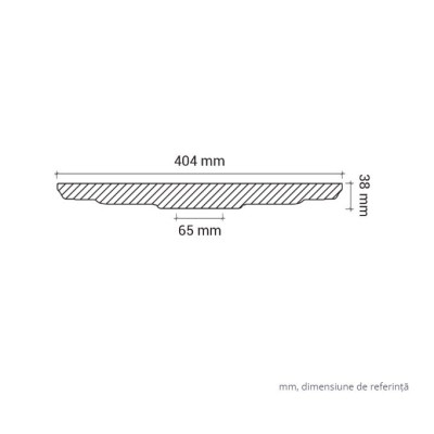 Profile Decorative Gaudi Decor GDD-1.56.050. Conține culorile: