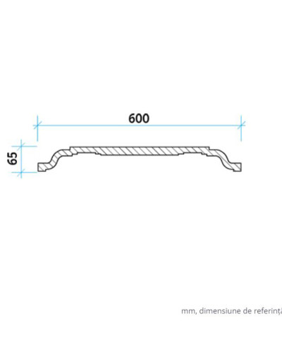 Profile Decorative Gaudi Decor GDD-1.57.002. Conține culorile:
