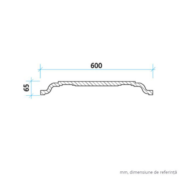 Profile Decorative Gaudi Decor GDD-1.57.002. Conține culorile: