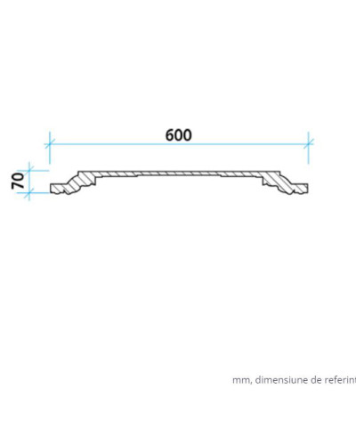 Profile Decorative Gaudi Decor GDD-1.57.003. Conține culorile:
