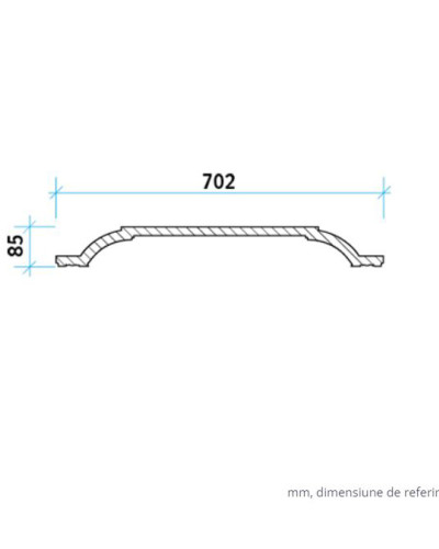 Profile Decorative Gaudi Decor GDD-1.57.004. Conține culorile: