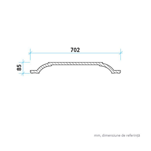 Profile Decorative Gaudi Decor GDD-1.57.004. Conține culorile:
