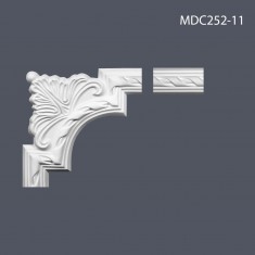 Coltar decorativ MDC252-11 pentru braul MDC252, 24 X 24 X 5.4 cm, Mardom Decor
