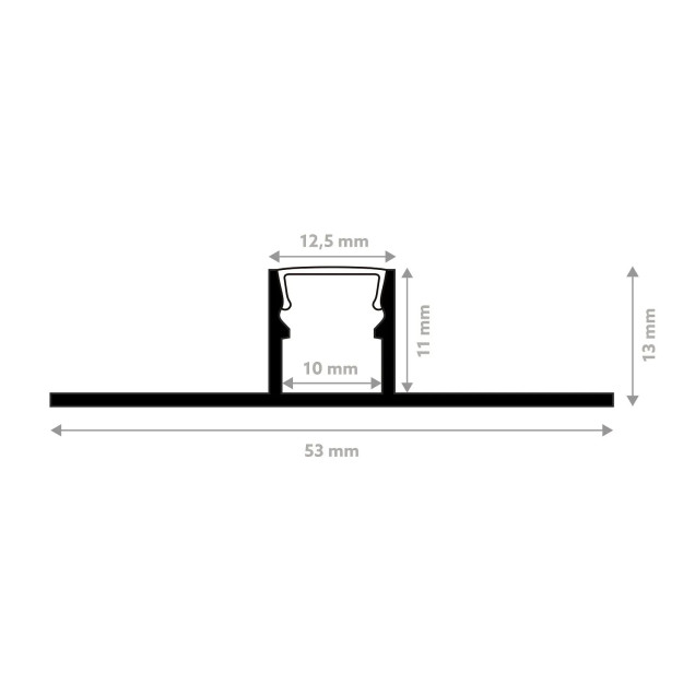 Profil de perete din aluminiu pentru LED