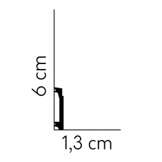 Plinta MD027, 200 X 6 X 1.3 cm, Mardom Decor