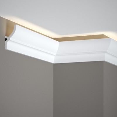 Cornisa decorativa pentru LED MD070, 200 X 7.2 X 4 cm, Mardom Decor, Cornișe tavan 