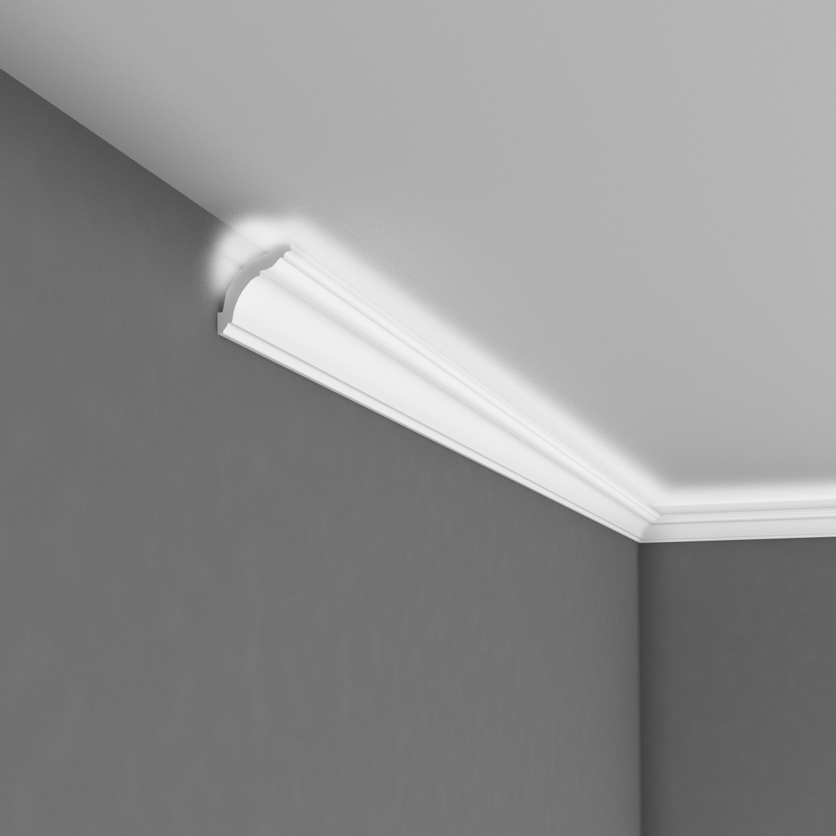 Cornisa decorativa pentru LED MD367, 200 X 7.2 X 7 cm, Mardom Decor, Cornișe tavan 