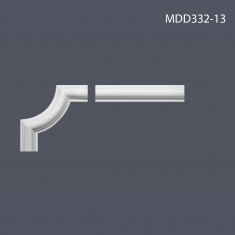 Coltar decorativ MDD332-13 pentru braul MDD332F, 15.5 X 15.5 X 4.1 cm, Mardom Decor