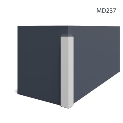Coltar decorativ MD237, 200 X 3 X 3 cm, Mardom Decor, Cornișe tavan 