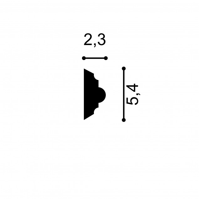 Profile Decorative Mardom Decor MRD-MDC252. Conține culorile: