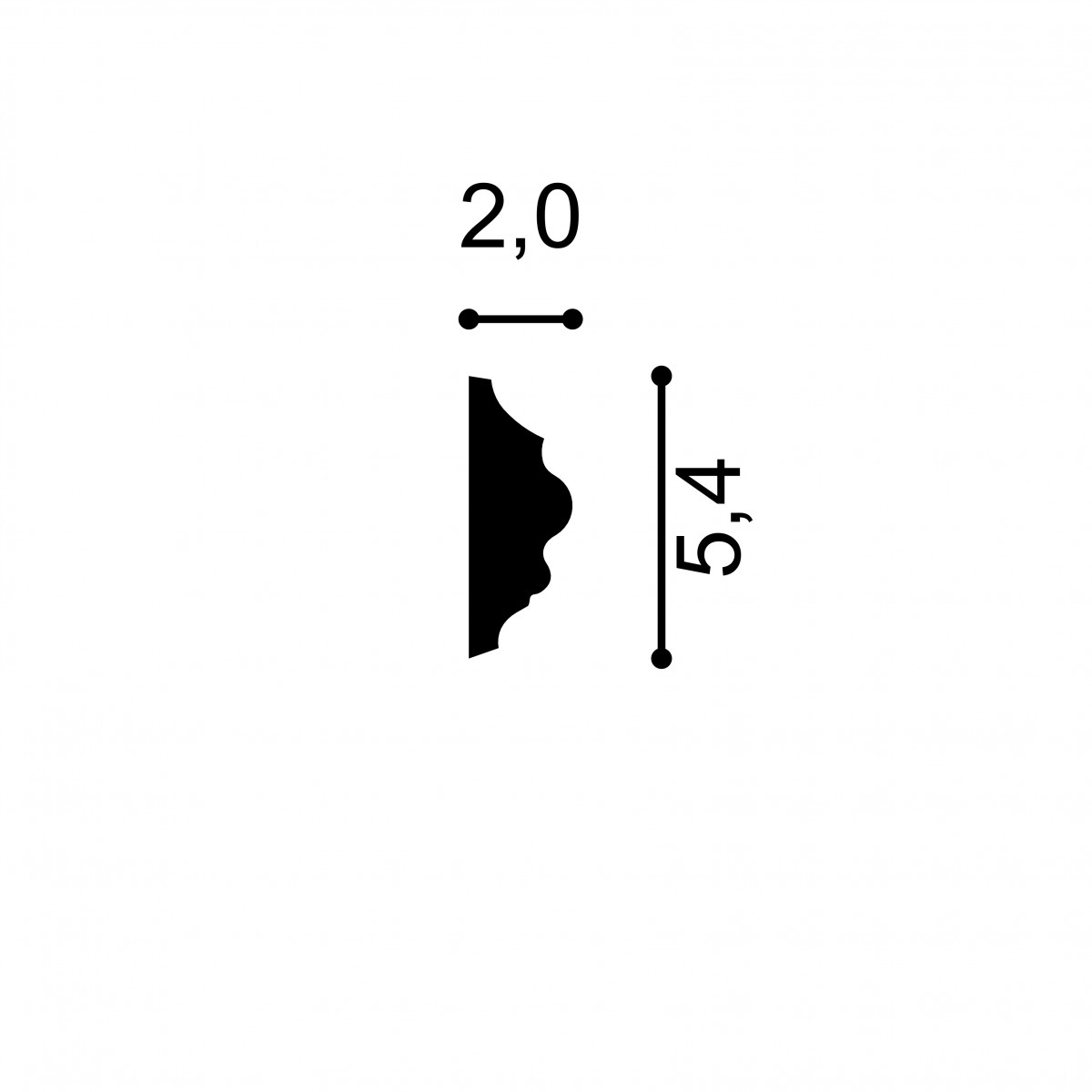 Profile Decorative Mardom Decor MRD-MDC258. Conține culorile: