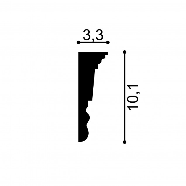 Profile Decorative Mardom Decor MRD-MDD334. Conține culorile: