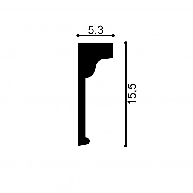Profile Decorative Mardom Decor MRD-MDD335. Conține culorile: